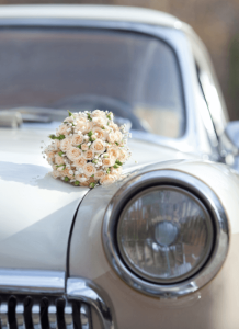 گل ماشین عروس کلاسیک