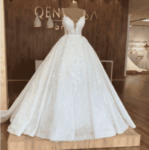 لباس عروس پفی