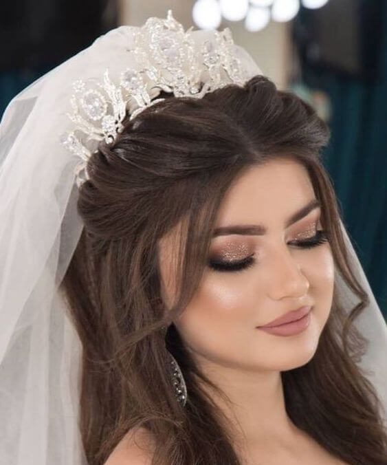 مدل موی عروس عربی