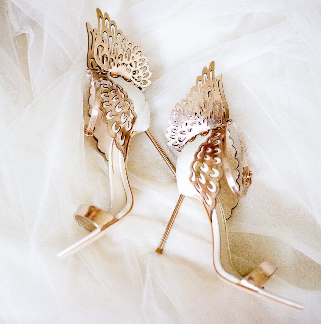 کفش عروس پروانه ای