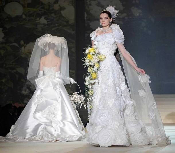 لباس عروس طلای سفید